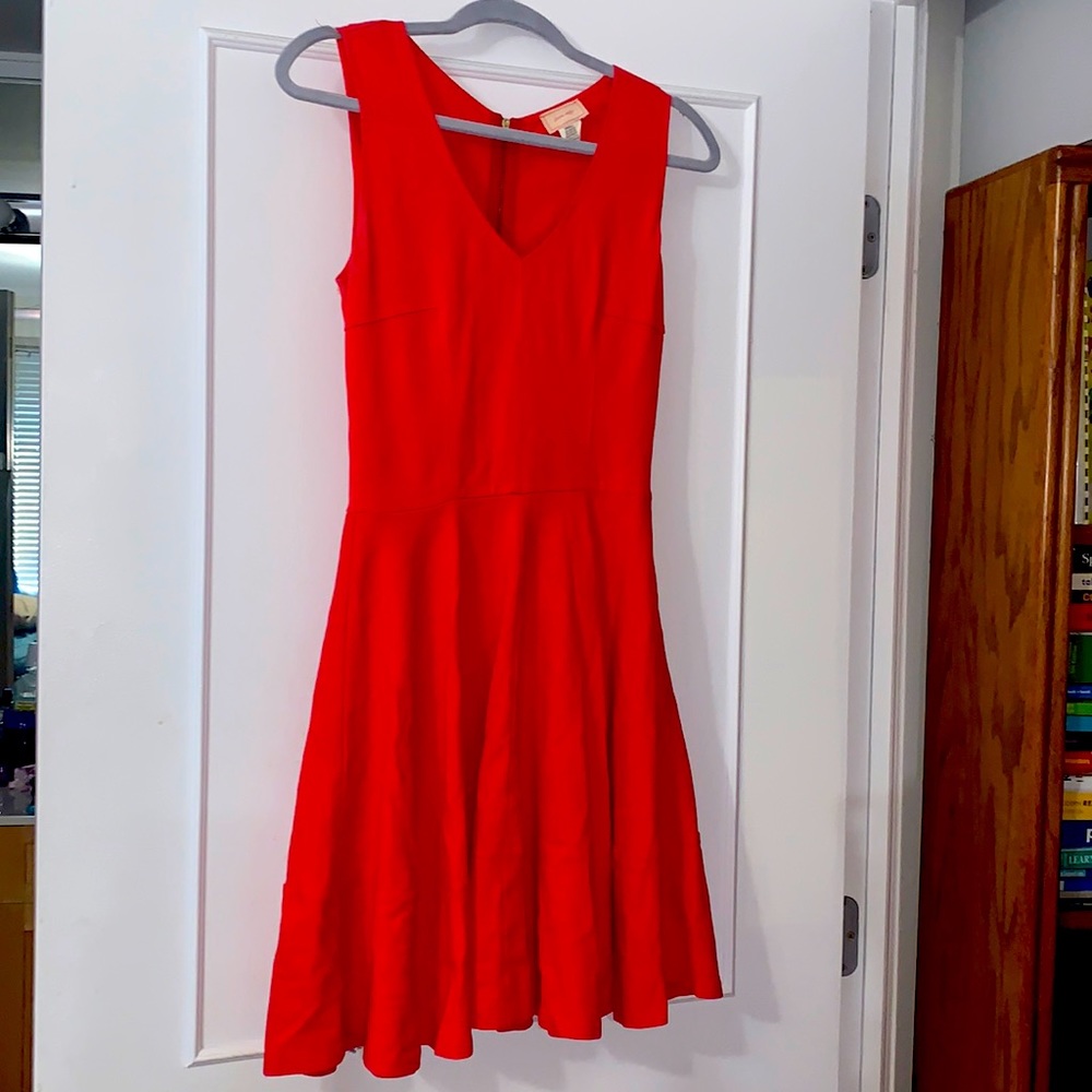 Red Fit & Flare Mini Dress